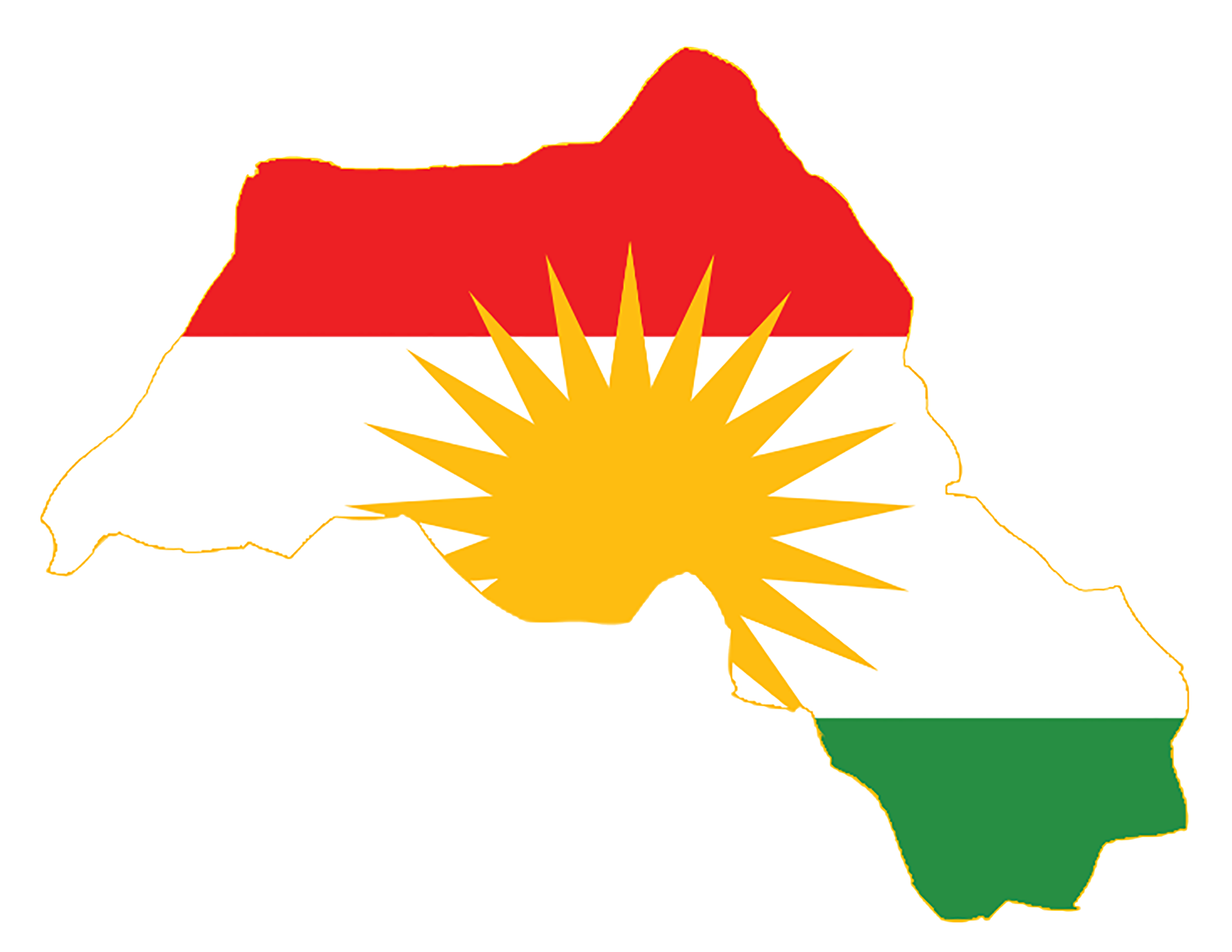 Karte der kurdischen Siedlungsgebiete